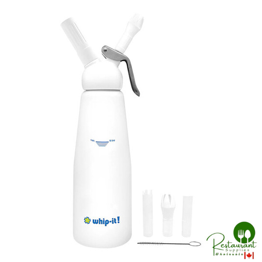 Whip-It Explore 1 Liter White Aluminum Whipper DC-Exp-L07
