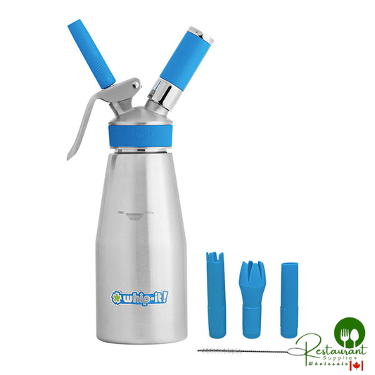 Whip-It Specialist 0.5 Liter Heavy-Duty Stainless Steel Whipper DC-Spec-H01S