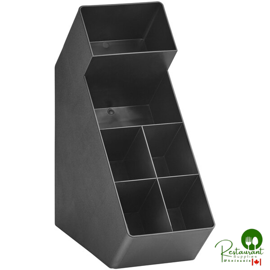 Black Plastic Countertop Condiment Organizer By Prime