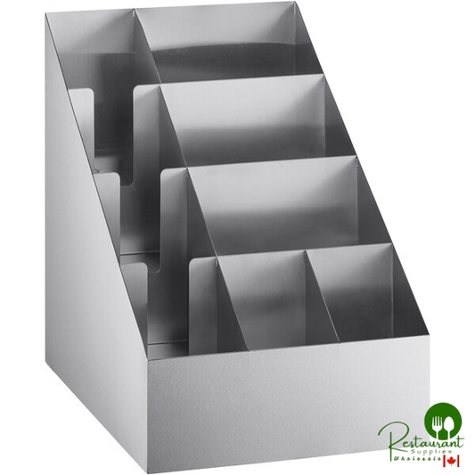 Extra Large 9-Section Stainless Steel Countertop Cup / Lid / Condiment Organizer By Prime
