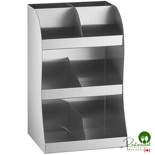 8-Section Stainless Steel Countertop / Wall-Mount Condiment Organizer By Prime