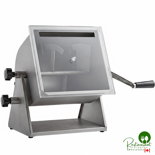 BSMM-44T Butcher Series 44 lb. / 7 Gallon Manual Tilting Meat Mixer with Removable Paddles By Prime