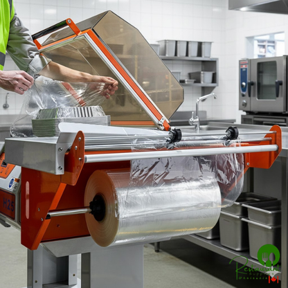 14" x 5830' 45 Gauge Polyolefin Cross-Linked Perforated Shrink Film By Prime