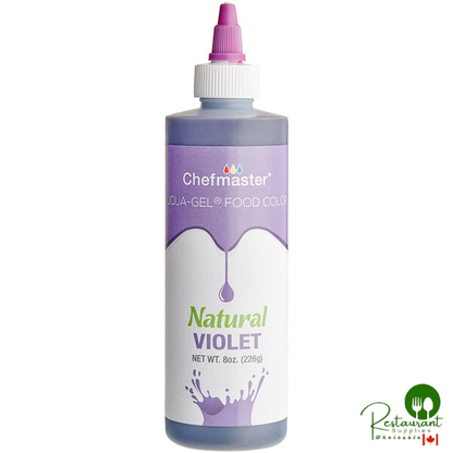 Chefmaster Natural Violet Liqua-Gel Food Coloring 8 oz.