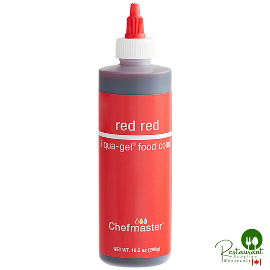Chefmaster 10.5 oz. Red Red Liqua-Gel Food Coloring - 12/Case