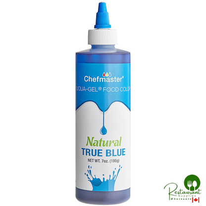 Chefmaster Natural True Blue Liqua-Gel Food Coloring 7 oz.