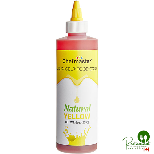 Chefmaster Natural Yellow Liqua-Gel Food Coloring 9 oz.