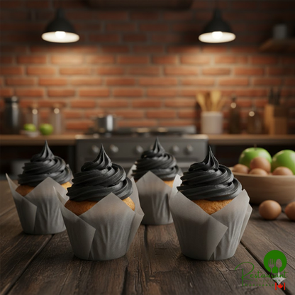 Chefmaster 1 Gallon Coal Black Liqua-Gel Food Coloring - 4/Case