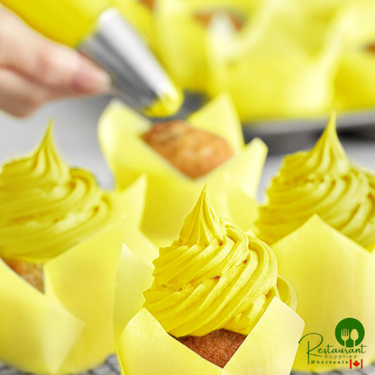 Chefmaster 10.5 oz. Lemon Yellow Liqua-Gel Food Coloring - 12/Case