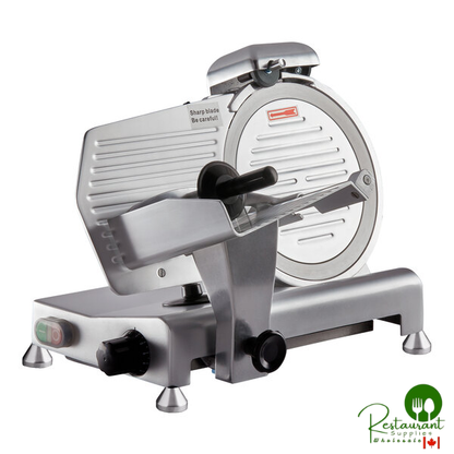 SL310 10" Manual Gravity Feed Meat Slicer By Prime - 1/4 hp