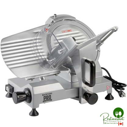 Pro SL110E Butcher Series 10" Manual Gravity Feed Meat Slicer - 120V