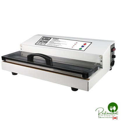 Weston 65-0101 Pro-2100 White External Vacuum Packaging Machine with 15" Seal Bar - 120V