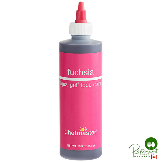 Chefmaster 10.5 oz. Fuchsia Liqua-Gel Food Coloring - 12/Case