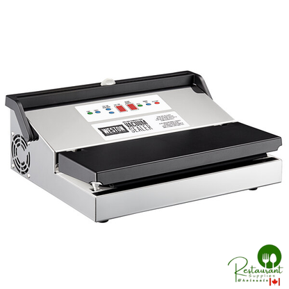 Weston 65-0601-W Pro-1100 Stainless Steel External Vacuum Packaging Machine with 11" Seal Bar and Bag Roll Cutter - 120V