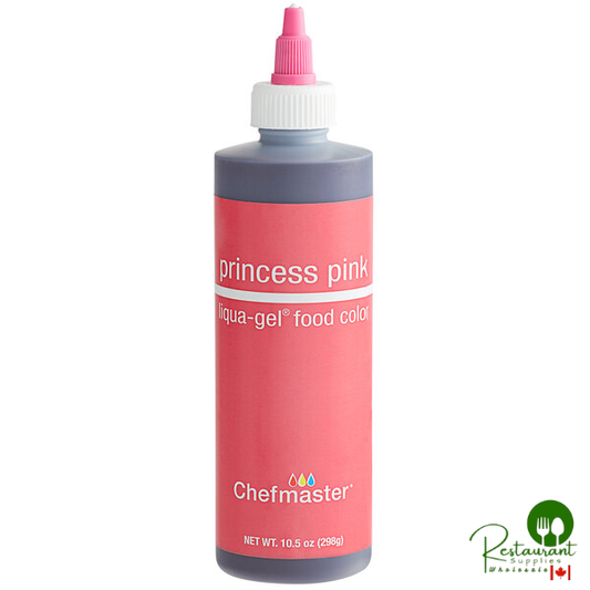 Chefmaster 10.5 oz. Princess Pink Liqua-Gel Food Coloring - 12/Case