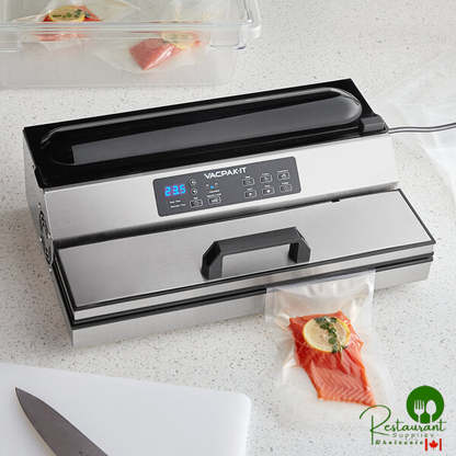 VME16SS Stainless Steel External Vacuum Packaging Machine with 16" Seal Bar By Prime - 120V, 550W