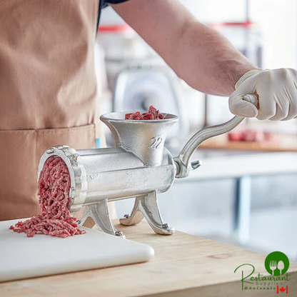 Weston 36-2201-W #22 Tin-Coated Manual Meat Grinder