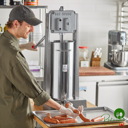 Tre Spade F22500/L 30 lb. Manual Stainless Steel Vertical Sausage Stuffer