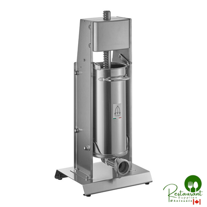 Tre Spade F20700/VL 15 lb. Manual Vertical 2-Speed Stainless Steel Sausage Stuffer