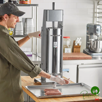 Tre Spade F21000/VL 22 lb. Manual Vertical 2-Speed Stainless Steel Sausage Stuffer