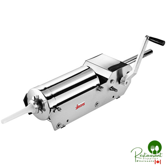 Sirman 40120800 IS 8 X 17 lb. Manual Horizontal 2-Speed Sausage Stuffer