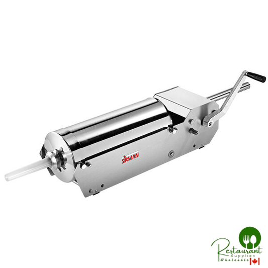 Sirman 40121600 IS 16 X 35 lb. Manual Horizontal 2-Speed Sausage Stuffer