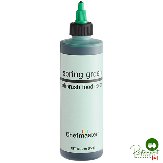 Chefmaster 9 oz. Spring Green Airbrush Color - 12/Case