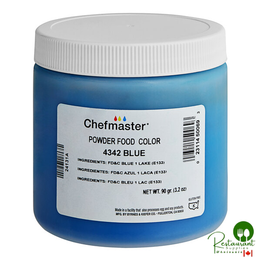 Chefmaster Blue Dry Powder Food Color 90 Gram - 12/Case