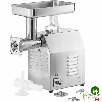 MG22R #22 Meat Grinder with Reverse Function By Prime - 110V, 1 1/2 hp