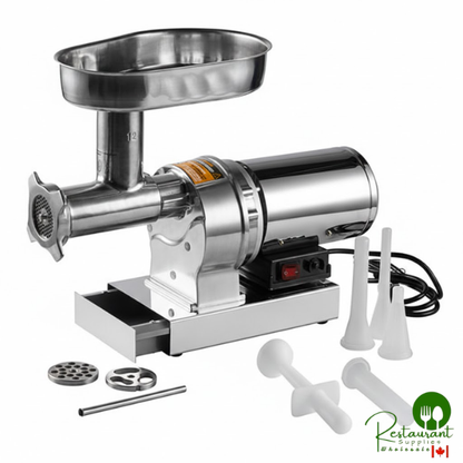 BSG12 Butcher Series #12 Electric Meat Grinder By Prime - 120V
