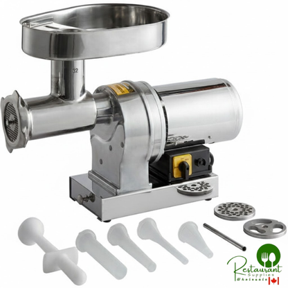 BSG32 Butcher Series #32 Electric Meat Grinder By Prime - 120V, 2 hp