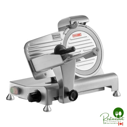 SL309 9" Manual Gravity Feed Meat Slicer By Prime - 1/4 hp