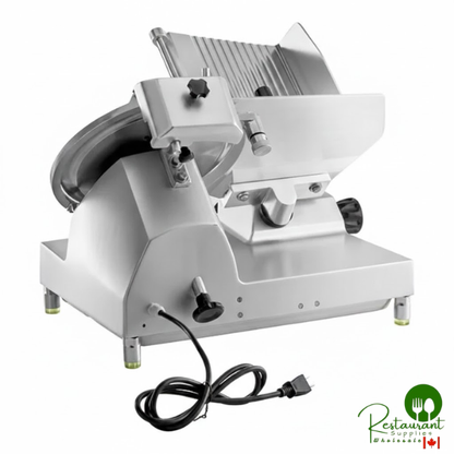 SL512 12" Manual Gravity Feed Meat Slicer  By Prime- 1/2 hp