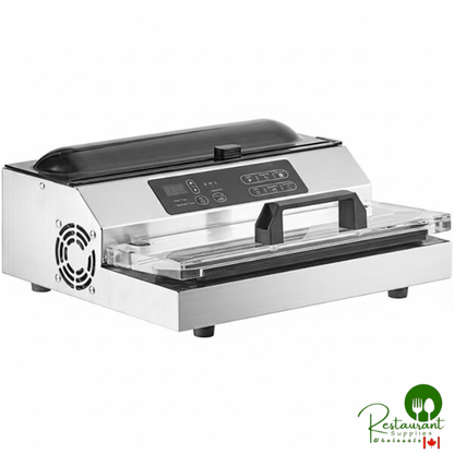 GVME12SS Vacuum Packaging Machine with 12" Seal Bar, Roll Cutter and Dual Piston Pump By Prime - 120V, 475W