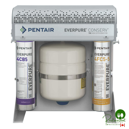 Everpure EV9977-00 Conserv 75E High Efficiency 50.51 GPD Reverse Osmosis System with Tank, Remineralization, and Blending Valve
