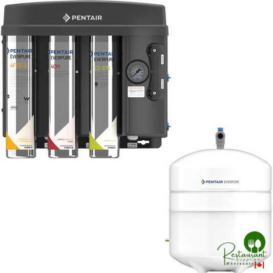 Everpure EV9975-55 EZ-RO 375/2G Reverse Osmosis System with White 2 Gallon Tank - 375 GPD