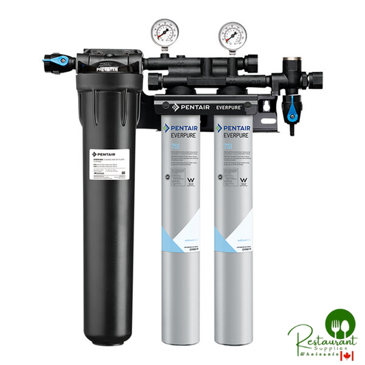 Everpure EV9324-73 Insurice Twin PF-7SI Water Filtration System with Pre-Filter - .5 Micron and 7 GPM