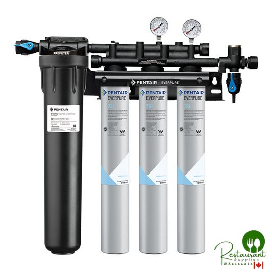 Everpure EV9324-75 Insurice Triple PF-7SI Water Filtration System with Pre-Filter - .5 Micron and 10.5 GPM