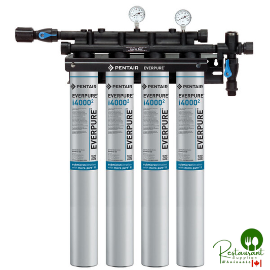 Everpure EV9325-04 Insurice Quad i40002 Water Filtration System - .5 Micron and 6.68 GPM