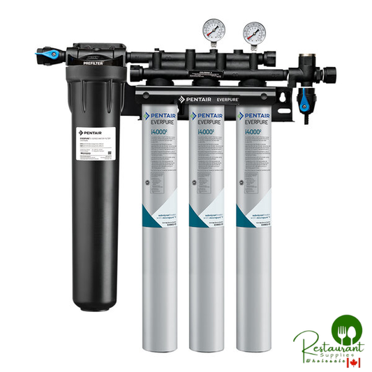 Everpure EV9325-23 Insurice Triple PF- i40002 Water Filtration System with Pre-Filter - .5 Micron and 5 GPM