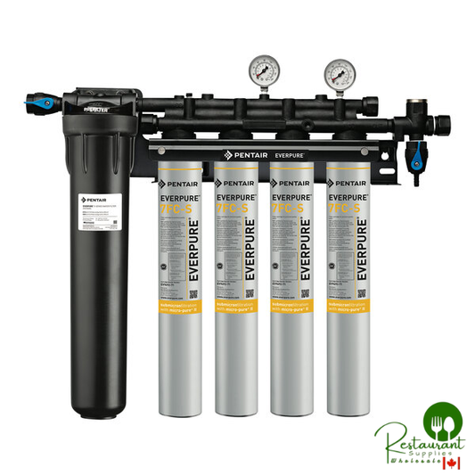Everpure EV9327-74 Insurice PF Quad 7FC-S Water Filtration System with Pre-Filter - .5 Micron and 7.5 GPM
