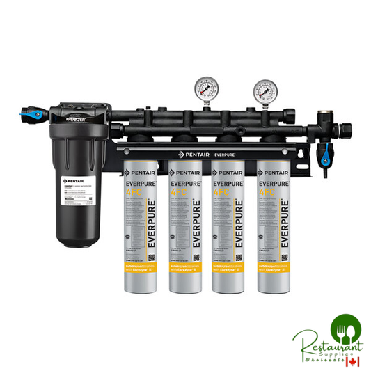 Everpure EV9328-44 Coldrink 4-4FC Water Filtration System with Pre-Filter - .5 Micron and 10 GPM