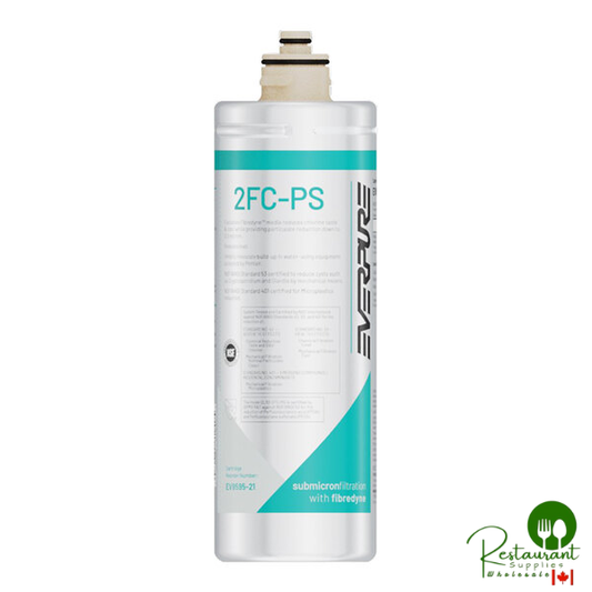 Everpure EV9595-26 2FC-PS Water Filter Cartridge with Scale Inhibitor - 0.5 Micron, 1.5 GPM - 6/Case
