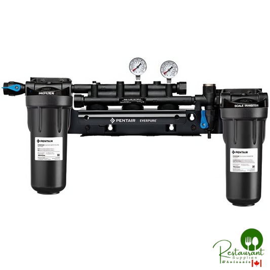 Everpure EV9294-03 High Flow CSR Triple Manifold with 10" Prefilter and Scale Reduction - 3/4" NPT
