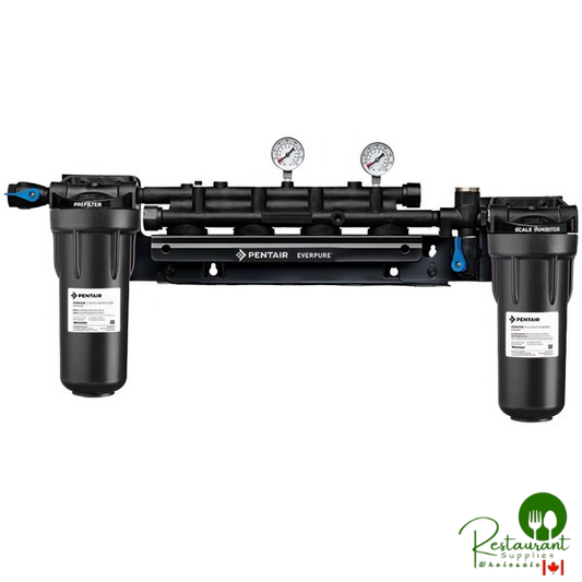 Everpure EV9294-04 High Flow CSR Quad Manifold with 10" Prefilter and Scale Reduction - 3/4" NPT