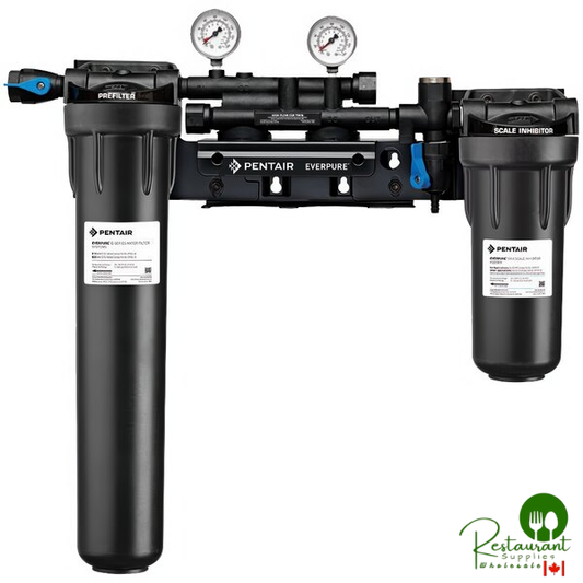 Everpure EV9294-22 High Flow CSR Twin Manifold with 20" Prefilter and Scale Reduction - 3/4" NPT