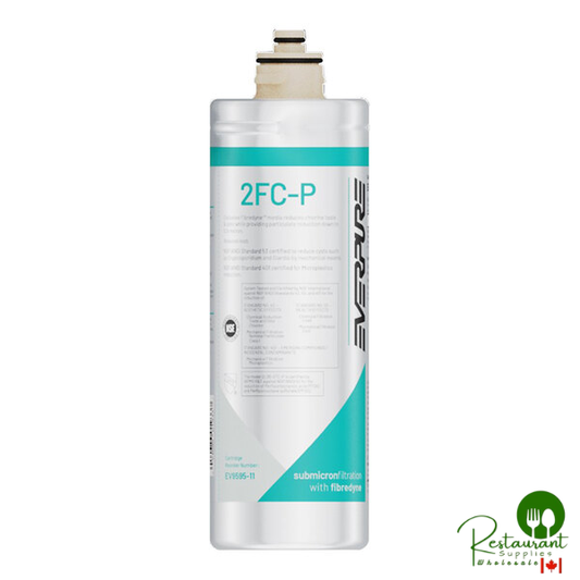 Everpure EV9595-16 2FC-P Water Filter Cartridge - 0.5 Micron, 1.5 GPM - 6/Case