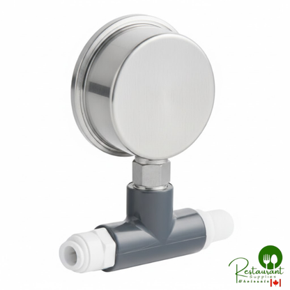 Oceanloch Water Filter Inlet / Outlet Kit with Nipple and Pressure Gauge