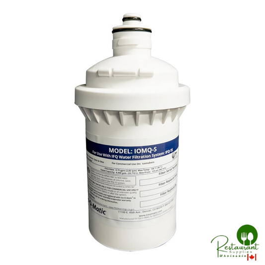 Ice-O-Matic IFQ1-S Single Ice Machine Water Filter - 0.5 Micron and 1.5 GPM