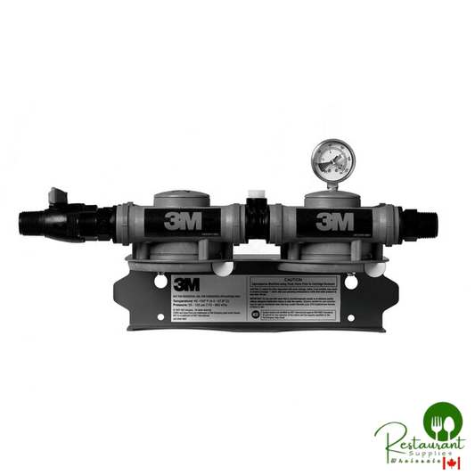 3M Water Filtration Products 6228505 Twin Manifold Assembly for High Flow Series Water Filtration Cartridges